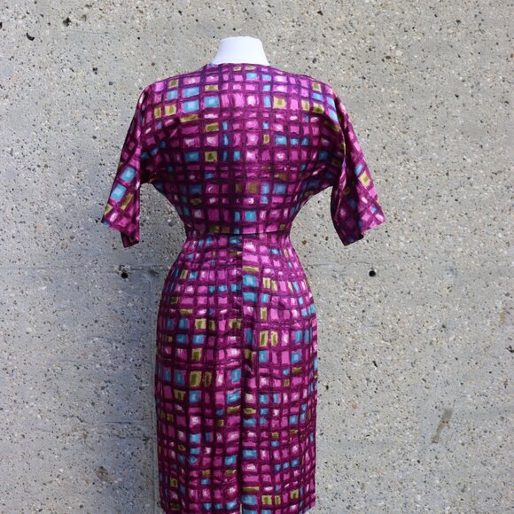 1950s purple dress and matching jacket - Picture 10 of 13